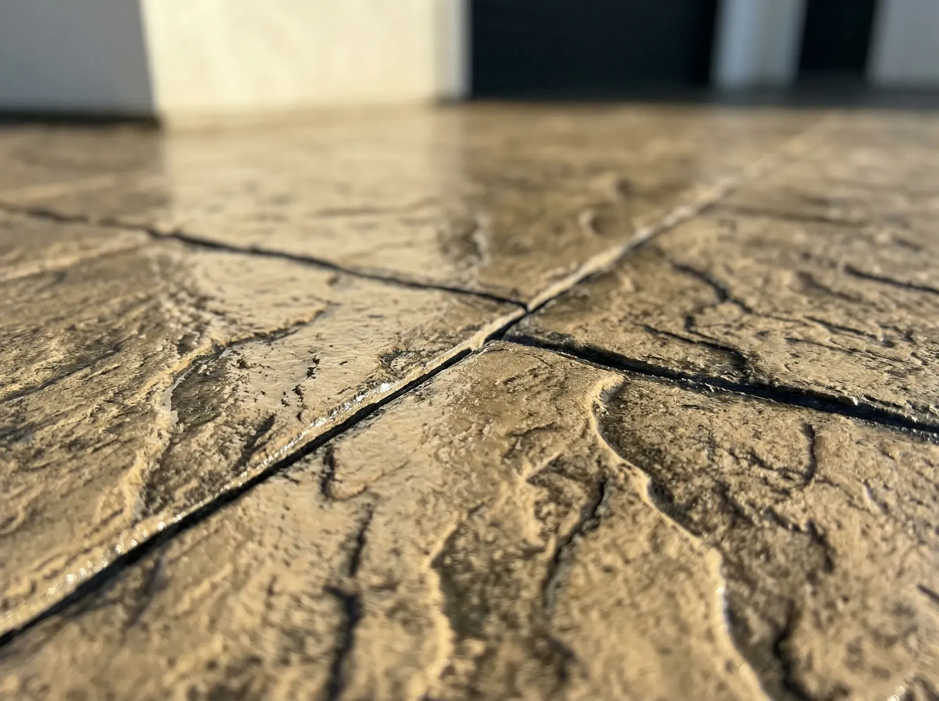 Stamped concrete pattern
